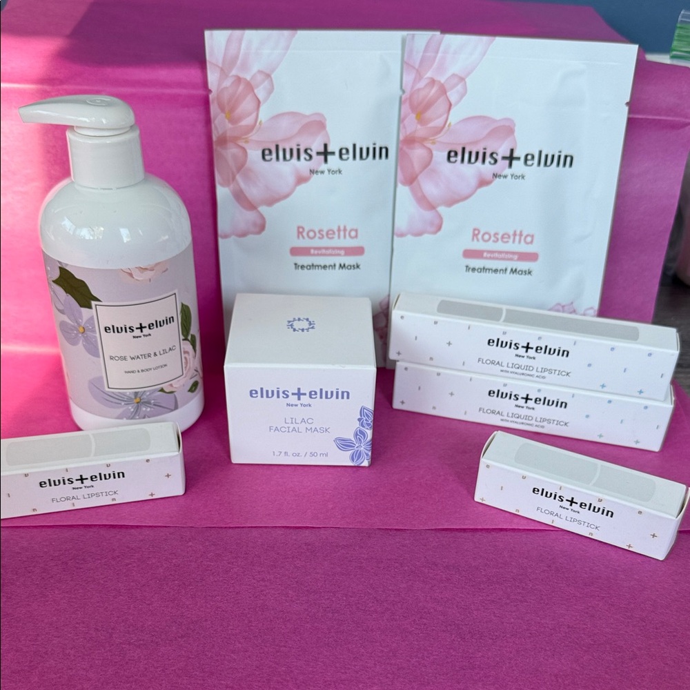 Skincare Set - White and Pink